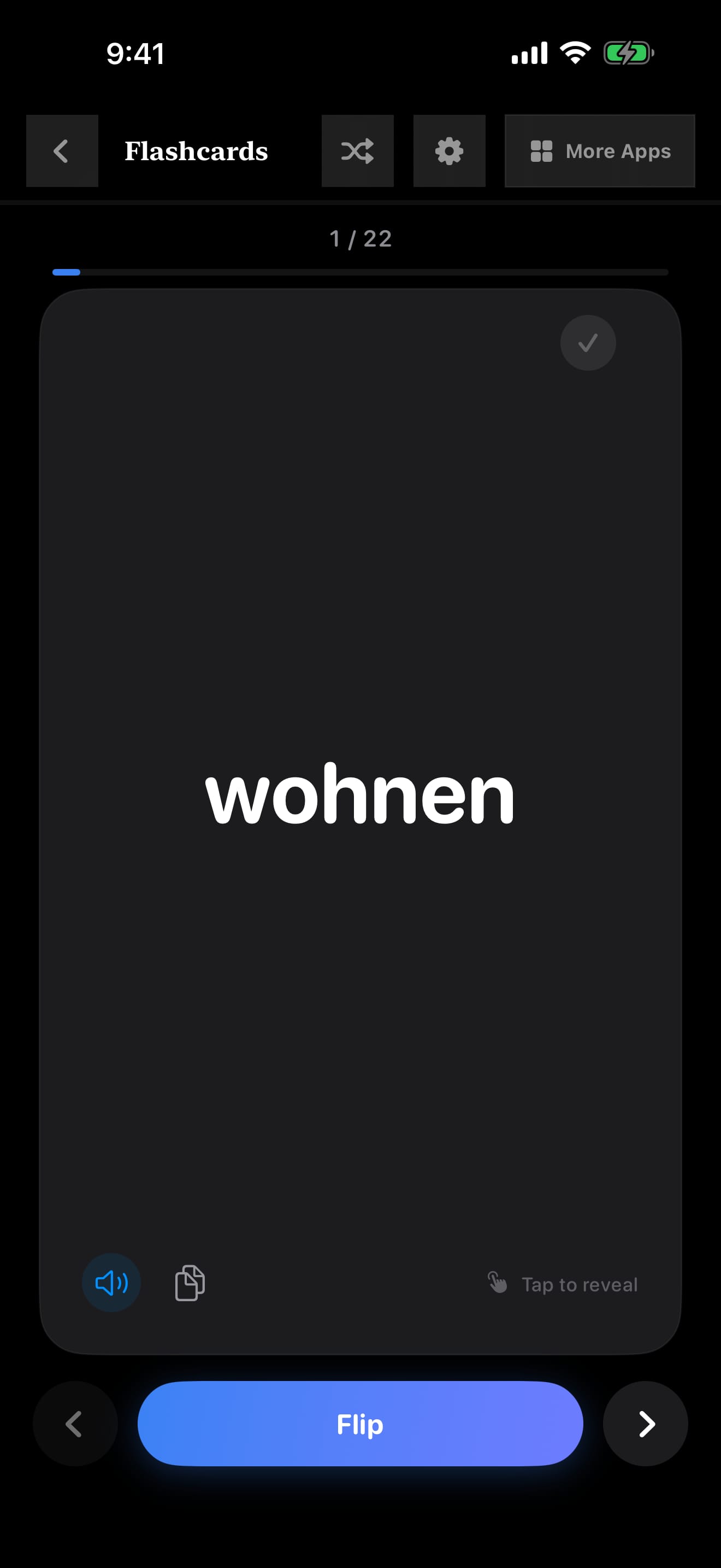 179 1788818256 5 iPhone shot 05 flashcards dark