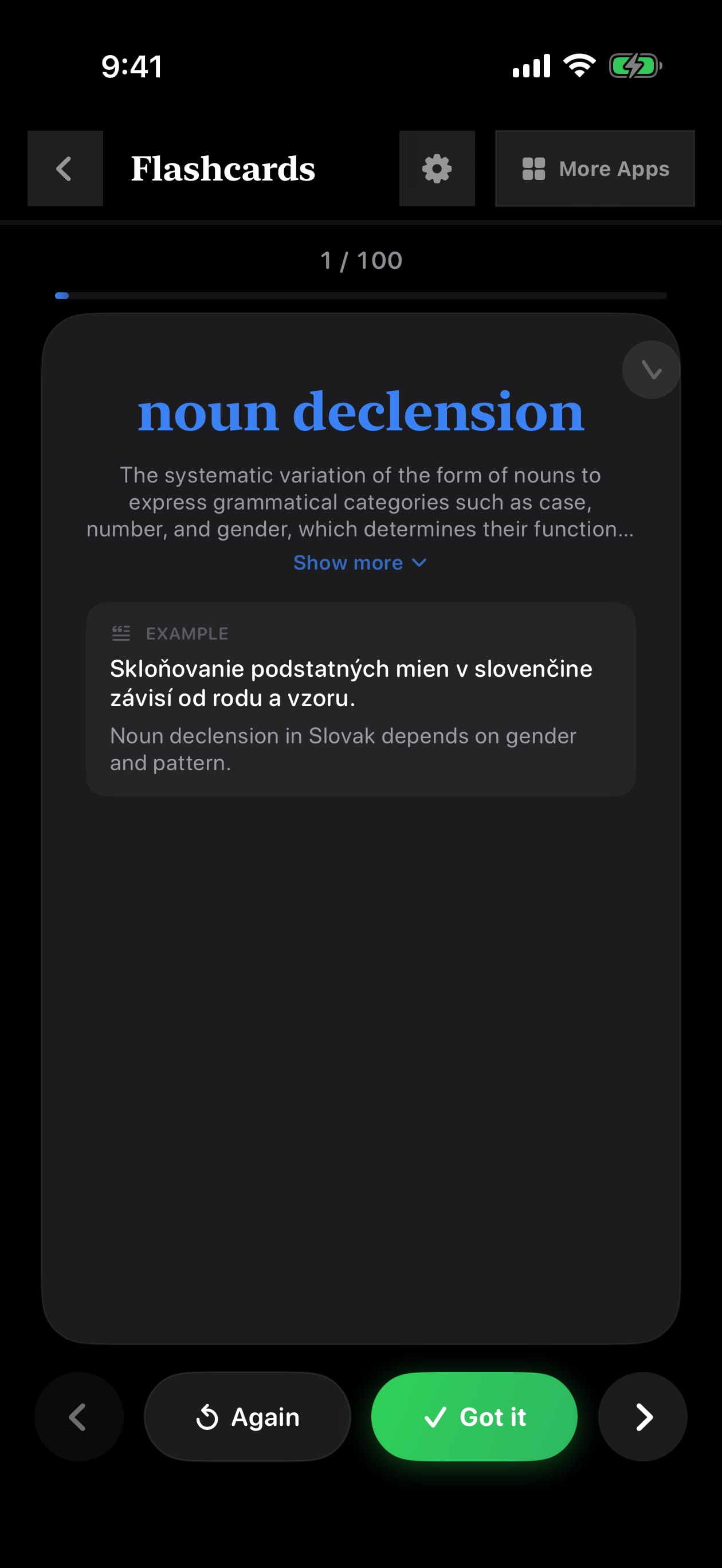 435 1783335044 1 iPhone shot 02 flashcard flipped dark