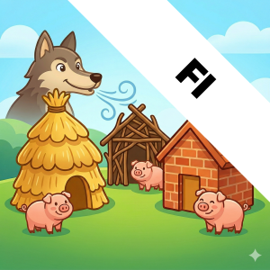 com.threelittlepigsreaderfinnish.app icon